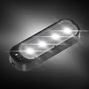 LED Door Sill Lights | Wireless Car Door Welcome Courtesy Lights | LED Welcome Courtesy Shadow Projector Lamp Car Pedal Pathway Lights for Anti Rear-End Collision