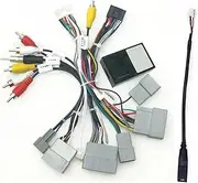 ISO Cable Adapter CAN Bus Decoder Box Plug Connector Car Android Radio Wiring Harness Compatible for Honda CRV Civic