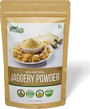 Organic Zing Jaggery Powder | 100% Unadultered Jaggery Powder | Natural and Jaggery Powder For Tea | Product of India - 227 gm (16 oz)
