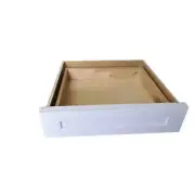 Plywell Base Knee Drawer 30" x 7" x 21" Ready to Assemble Soft-Closing White