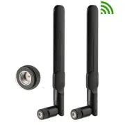 2pcs RP-SMA Antenna 4G LTE WiFi Signal Booster For WiFi Range Extender IP Camera