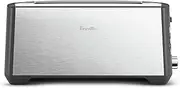 Breville the 'A Bit More' Plus 4-Slice Toaster, Brushed Stainless Steel, BTA440BSS
