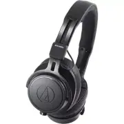 Audio-Technica ATH-M60X On-Ear Closed-Back Dynamic Professional Headphones Black