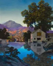 Maxfield Parrish : Mill Pond : Archival Quality Art Print