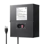 DEWENWILS 600W Low Voltage Landscape Transformer, Built-in Dusk to Dawn Sensor