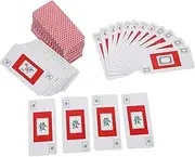 ERINGOGO Portable Mahjong Card Set 2 Pack Chinese Mahjong Playing Card Kit PVC Material Ideal for Travel Camping