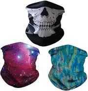 [ANDRESLAD] Material Headband Comfortable and Breathable Sunproof Neck Gaiter Fashion Face Mask for Outdoor Sports