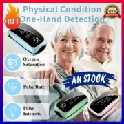 Fingertip Pulse Oximeter Finger Meter Rechargeable Blood Oxygen Monitor Spo2 AU
