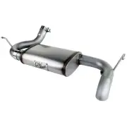 aFe 2.5" Mach Force Axle Back Exhaust HT fits 07-18 Jeep Wrangler JK 3.6L & 3.8L (for: Jeep)