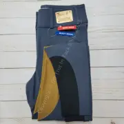 Tailored Sportsman Ladies Vintage Trophy Hunter Sock Bottom Breech French Blue