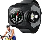 Vibhgtf Wrist Lamp - LED Watch Compass, Wrist Lamp for Running, Outdoor Wrist Lamp for Running, Hiking, Night Cycling