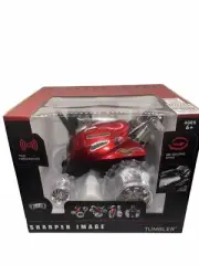 Red Remote Controlled Thunder Tumbler Rally Car - 360 Spins - Sharper Image