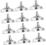 GANAZONO 12pcs Small Flag Holder Base Plated Flag Stand for Desk Use for Home Office Parties and Events