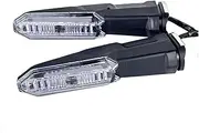 Motorcycle Brake Lights For K&awasaki For V&ersys 650 1000 X250 X300 Motorcycle LED Turn Signal Indicator Blinkers Front Rear Flasher Lamps Running Light(2pcs Clear)
