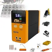 801b Battery Spot Welder, 11.6 KW Capacitor Energy Storage Pulse Welding Machine, High Power Automatic Led Pulse Spot Welder, for 18650, 21700 Lithium Battery Pack Building,Black