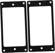 CIMAXIC Metal Iron Flat Humbucker Pickup Cover Set Guitar Pickup Supplies Electric Guitar Parts