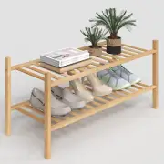 Z&L HOUSE 2-Tier Shoe Rack for Closet, Stackable Shoes Rack Organizer Free