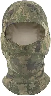Three Piece face Protection dust Camouflage hat, UV Resistant, Suitable for Outdoor Cycling, Skiing, etc., Breathable and Comfortable fit, Suitable for Both Men and Women, Black Army Green Camo