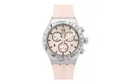 Swatch YVS532 ESSENTIAL POPPINGLYN PINK Men's Urethane Watch