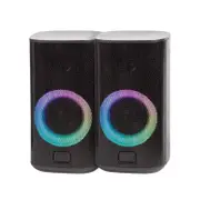 ENGLAON Bluetooth Gaming Speaker With RGB 12 Custom Light Effects, 5Wx2
