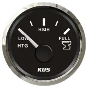 Gauge- Holding Tank Waste Tank Level Gauge NMEA 2000 Black Face 52mm