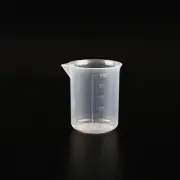 2/10Pack 100ml Transparent Measuring Cup Plastic Jug Beaker Kitchen/Lab Tool