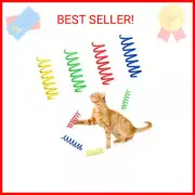 SPOT Thin Colorful Springs Cat Toy - Bouncy Toys for Medium Indoor Cat Breeds to
