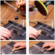 Multifunction Mini Table Saw Woodworking Lathe Electric Polisher Grinder Cutter