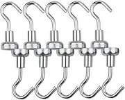 Practical Heavy Duty Hanging Hook Powerful Magnetic Hooks Indoors Organization Tools for Kitchenware, Pots, Utensils, Plants, Towels, Gardening Tools, Clothes 10Pcs/set (10 mm/0.3 Inch)