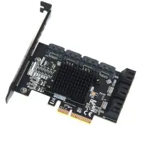 在飛比找蝦皮購物優惠-智 a 礦 Riser 10 端口 PCIE SATA 卡 