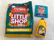 COLES LITTLE SHOP DAILY JUICE MINI COLLECTABLE