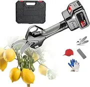 qwmvhfg， Electric Pruning Shears, Secateurs & Pruning Scissors, Garden Secateurs with Battery and Blades 45MM Cutting Diameter