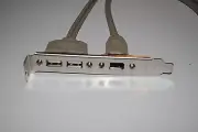 New! ASUS Universal 2 Port USB 2.0 / 1 Port Firewire 1394 rear panel Bracket