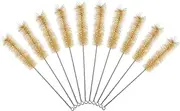 EXAOMBLE 10Pcs Durable Test Tube Brush Practical Tube Cleaner for Lab Drinking Straws Bottles Safe Scratch Design for Cleaning Maintenance