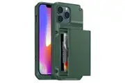 ZUSLAB iPhone 13 Pro 6.1" Armor Plus Case Credit Card Holder Wallet Protective Shockproof Cover for Apple