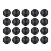 Cable Holder Clips 20 PCS Cable Tidy Clips Management Adhesive Silicone Desk ...
