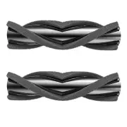 2pcs Replacement V-Shaped Roller Brushes for Proscenic P12 Cordless Vacuum Cleaner