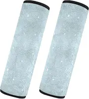 Car Seat Belt Pads Set of 2 Soft Auto Seatbelt Shoulder Pad Camera Bag Strap Cover Car Accessories for Adults and Kids S Merry Christmas Winter (8)