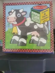 Melissa & Doug Farm Cube Puzzle - Brand New Sealed