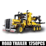Building Blocks Sets MOC The Yellow Tow Truck Brick Car Model DIY Kids Toy 17011