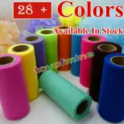6"x 25YD Tulle Roll Spool Tutu Wedding Party Gift Wrap Fabric Craft Decorations