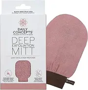 Daily Concepts Daily Deep Exfoliation Mitt, Buffs Away Dead Skin, Helps Restore Natural Glow, For all Skin Types