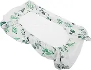 PERSELOSO Changing Pad Cover for Nursery Removable and Washable Diaper Changing Table Sheet Soft Muslin with Cute Printed Design for Home Daycare and Kindergarten Use
