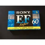 ．私人好貨．全新．卡式錄音帶．早期 未拆封【SONY EF 60】中古卡帶 正版磁帶 音樂專輯 自售