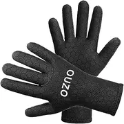 3Mm Neoprene Diving Gloves Anti-Slip Warm Scuba Gloves Wetsuit Gloves with Adjustable Strap for Men Women