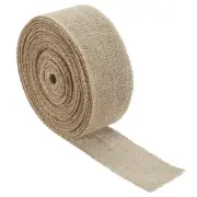 2.36 Inch Wide 20 Yards Burlap Fabric Ribbon Jute Crafts Roll for Decoration