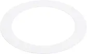 uxcell Goof Rings for 5/6 Inch Recessed Can Lighting Down Light, 1 Pcs Metal Goof Trim Rings Cover, Outer Diameter 8.07-inch, Inner Diameter 6.29-inch, Matte Finish White, Flush Mount