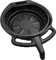 Cycle Catch Pan - Wide Rim Layout, Easy Pour Spout | Leak Barrier Ring, Storage Friendly Frame, Built-In Grip Section, High Capacity Shape, Hard Practical Container Gear for Quick Oil Maintenance Task