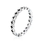 Silver plating Chinese Coins Stackable Finger Rings for Women Fashion Jewelry _8