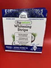 GuruNanda Teeth Whitening Strips - 7-Day Treatment with Non-Slip, Dry Strip T...